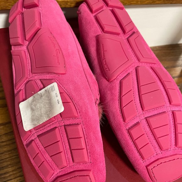【Ferragamo】 Foxy Fur Loafer Opera Pink - Picture 6 of 6